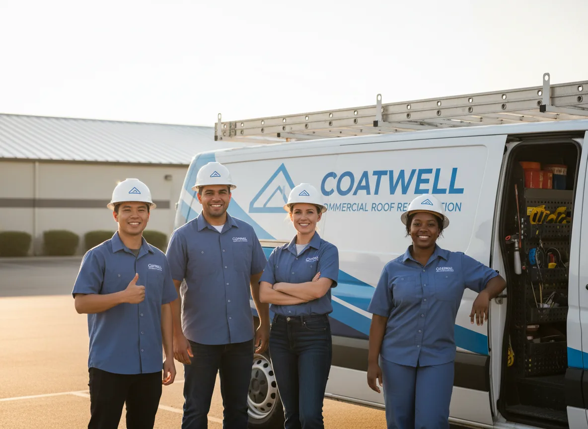 Commercial roof coating company in Bosler, WY